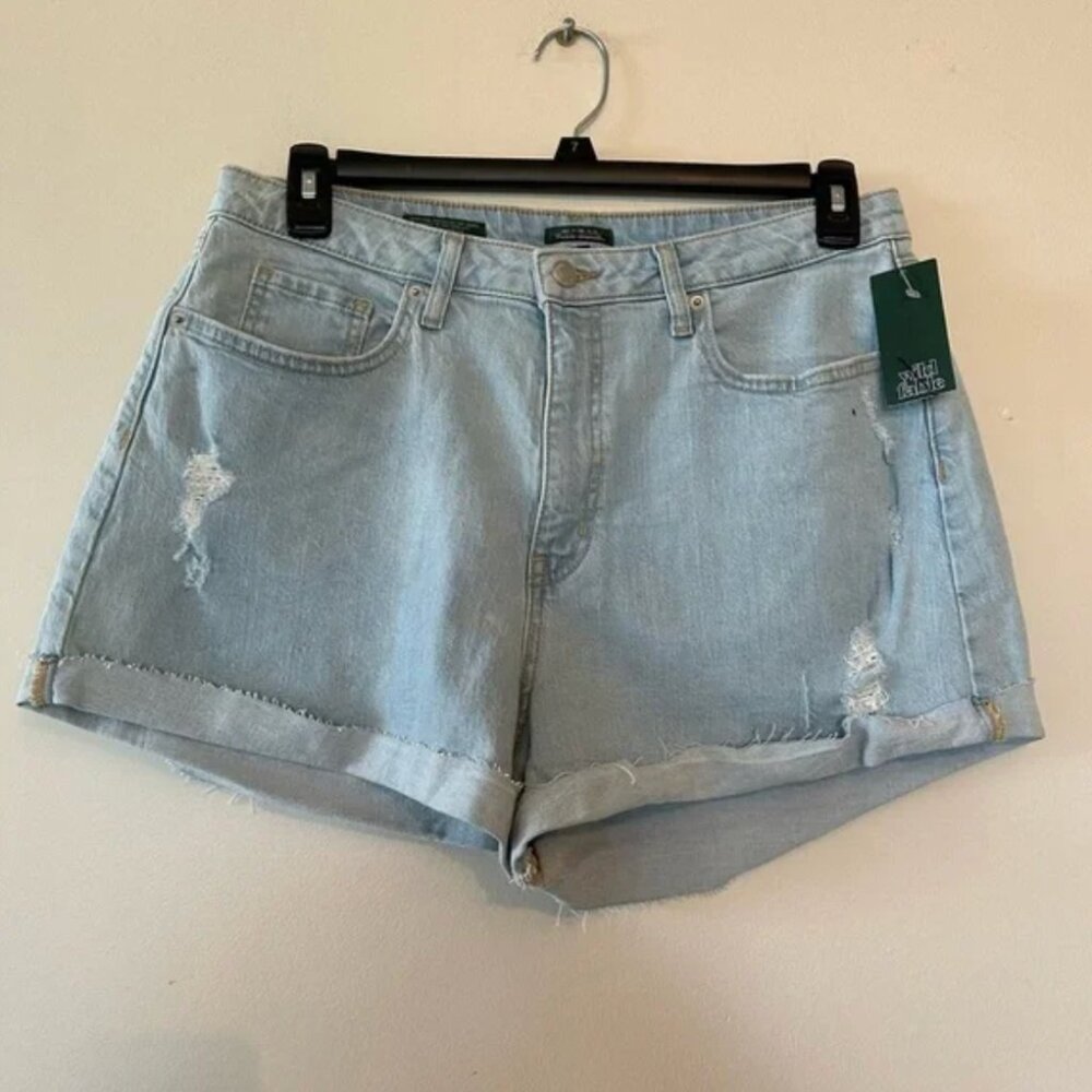 Wild Fable Super High Rise Roll - Cuff Shorts